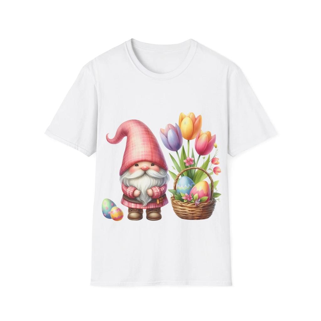 Happy Gnomes on Easter Unisex Softstyle T-Shirt