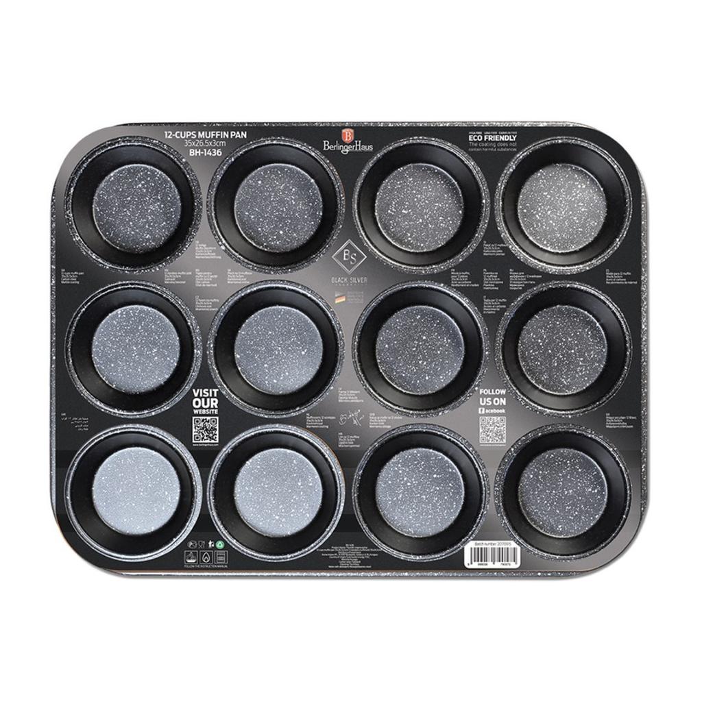 Forma do pieczenia 12 muffinek berlinger haus bh-1436 lumarko!