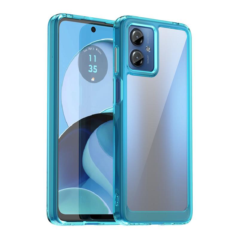 Чехол для Motorola Moto G14 Чехол для Moto G14 6,5-дюймовый цветной мягкий силиконовый прозрачный бампер для Motorola Moto G14 4G