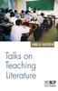 Книга Talks On Teaching Literature