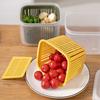 Fooding Sorting Drain Storage Box Onion Garlic Seal Box Durable Storage Containers