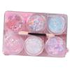 Bling Eye Makeup Stickers: Glitter Stars & Pearlescent Gel Eyeshadow for Fairy Stage Sparkle