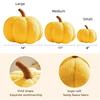 LMETJMA Pumpkin Pillow Soft Pumpkin Plush Throw Pillows Cushion Sofa Throw Pillows Stuffed Pumpkin Decor For Car Bedroom JT412