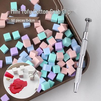 Нейл-арт Блок-губка высокой плотности для омбре - Профессиональный инструмент для градиента и румян