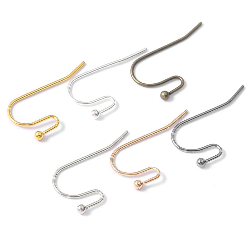 100 шт. 20x22 мм ирония Шарм выводы серьги застежки крючки фурнитура DIY аксессуары для изготовления ювелирных изделий