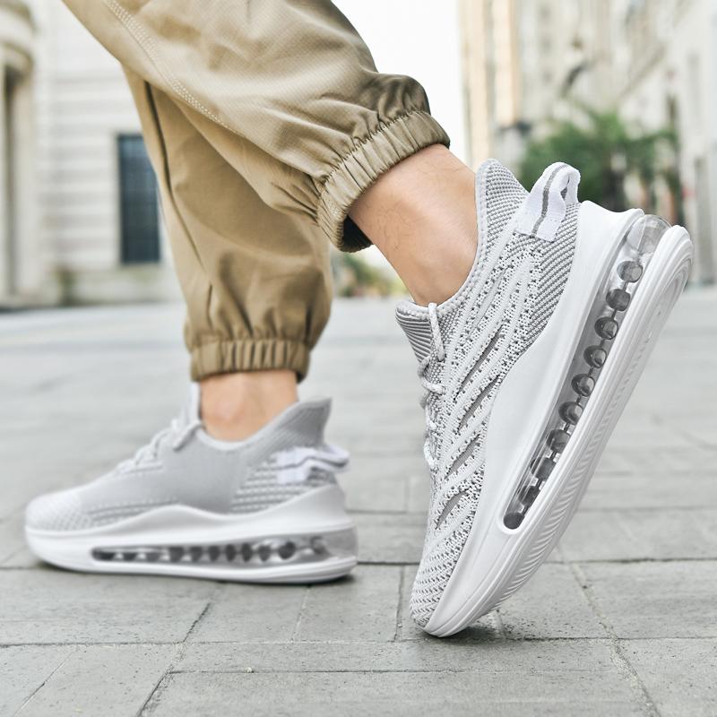 Модная обувь Мужские кроссовки Мужская повседневная Мужские теннисные туфли Роскошные кроссовки Для бега Дышащие Модные Большой размер 48 Спортивные Нескользящие Амортизирующие