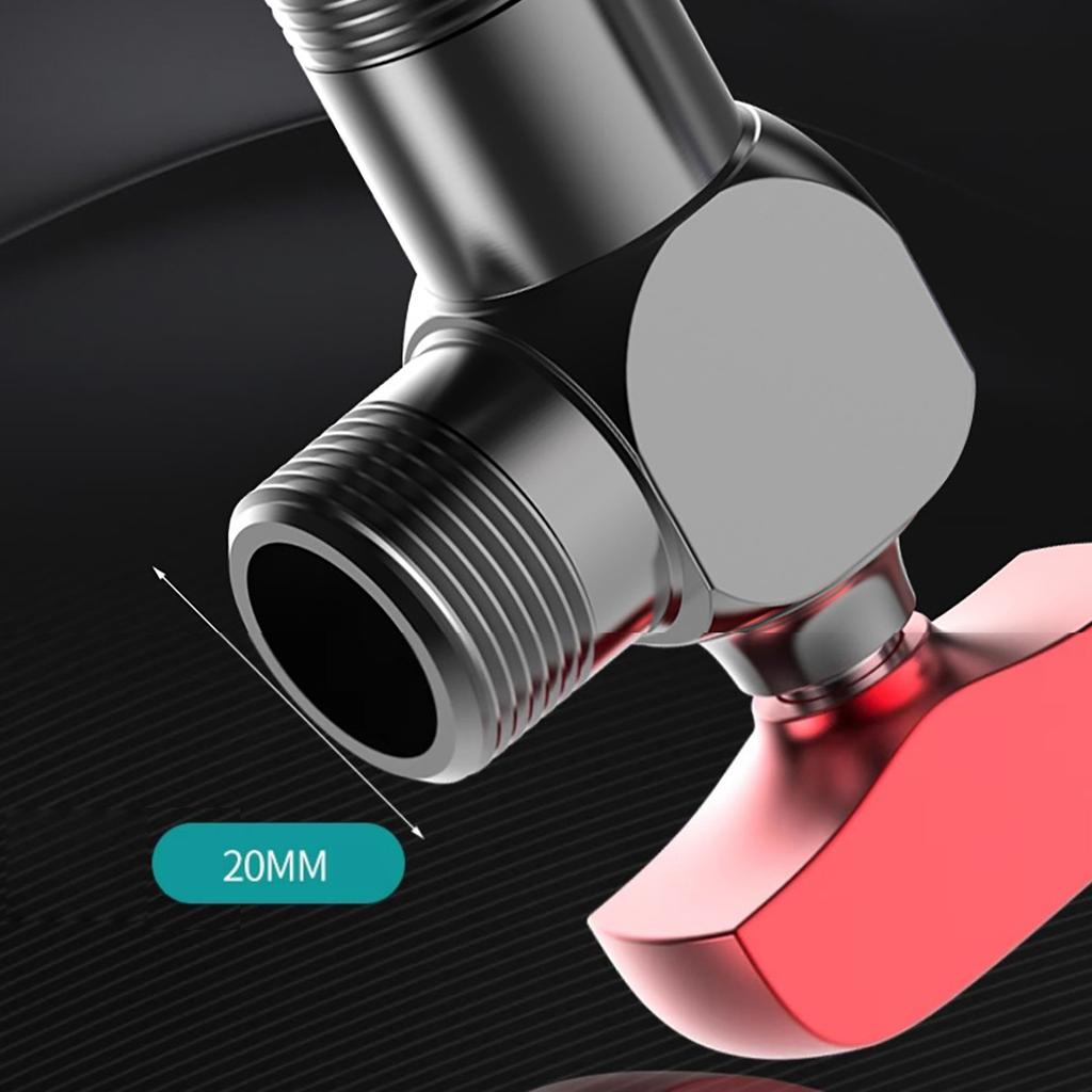 2pcs Water Heater Ball Valve 1/2inch Triangle Switches Simple Operate Triangle Valves for Residential Installation