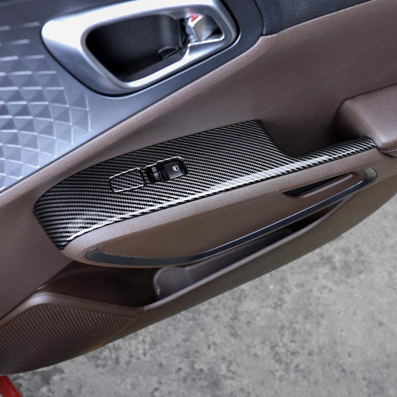 Для Kia Soul -2025 Накладка на кнопку стеклоподъемника Панель-наклейка из АБС-пластика на подлокотник двери автомобиля Отделка кнопки стеклоподъемника Аксессуары для интерьера LHD