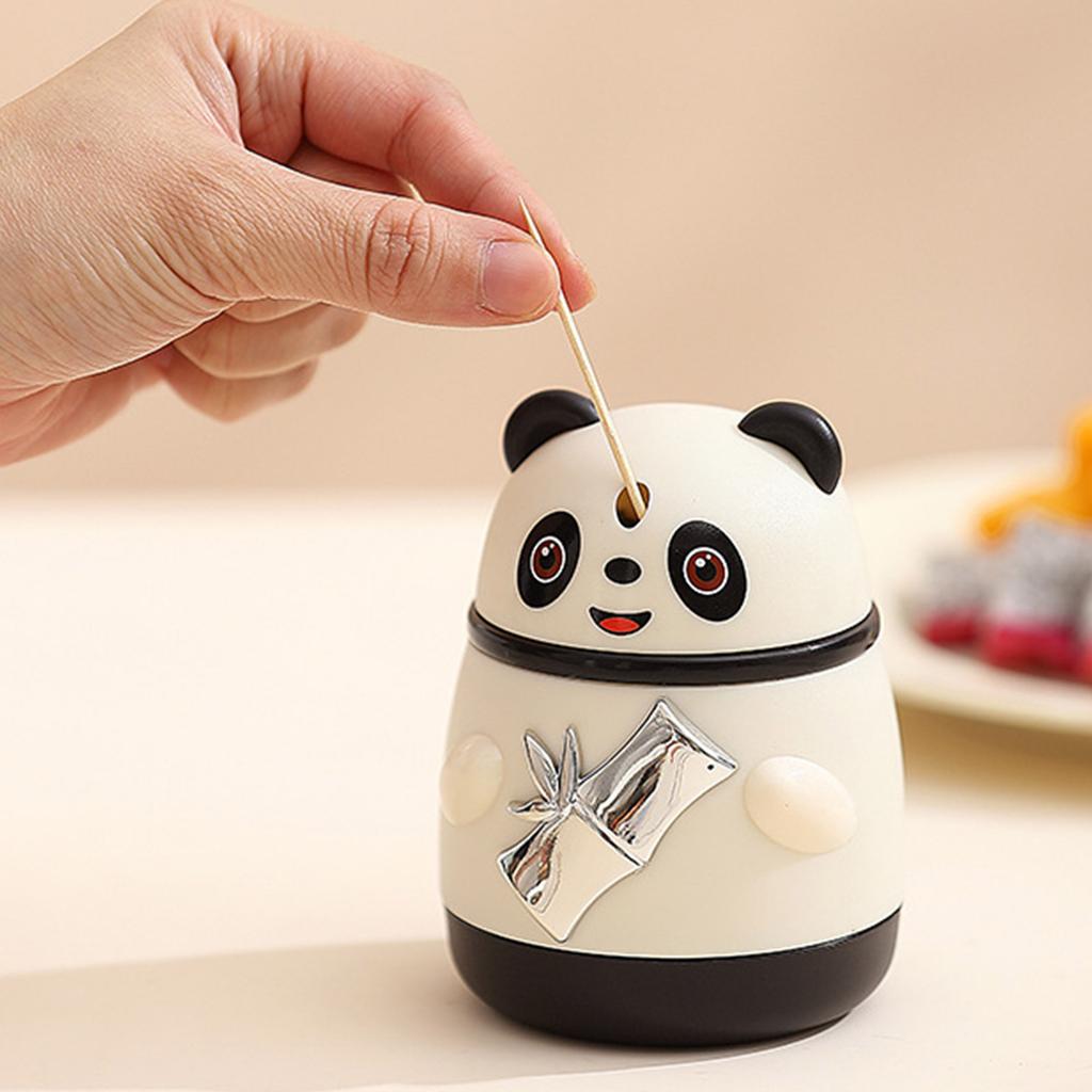Автоматический держатель для зубочисток Lovely Panda, диспенсер для зубочисток, пресс-форма, коробка для зубочисток для вечеринки на кухне ресторана