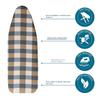 1Pcs Stain Resistant Ironing Board Cover With Elastic Edge Universal Iron Heat Shield Thick Cotton Padding Cloth Cover