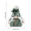 High-End Knitted Gnome Plush Ornament with Pointed Hat - Christmas Decoration