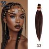 Synthetic Pre Stretched Braiding Hair 3X Pack 24 Inch - Similar to X-Pression Soft Yaki Texture Hot Water Setting