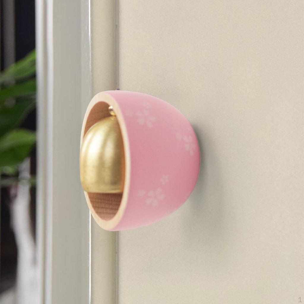 Door Opening Reminder Bell Japanese Style Note Hanging Decoration Attached Chime for Metal
