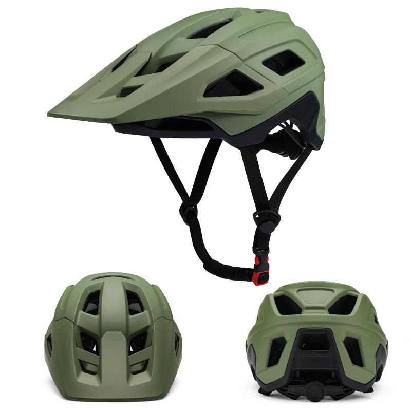 Сертифицированный CE Мужской Шлем для Велосипеда Dual Sport для Экстремальных Видов Спорта Настраиваемый с Прочным Большим Поликарбонатным Козырьком для Катания на Горном Велосипеде Downhill
