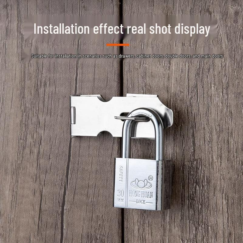 Stainless Steel Slide Bolt Latch for Cabinet, Drawer, and Wooden Doors