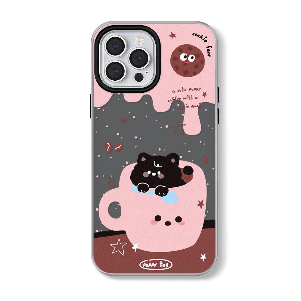 Чехол Zhitai Jelly Skin для iPhone 15 Pro Max, 14 Pro, 16, 12, 11 - мультяшный дизайн