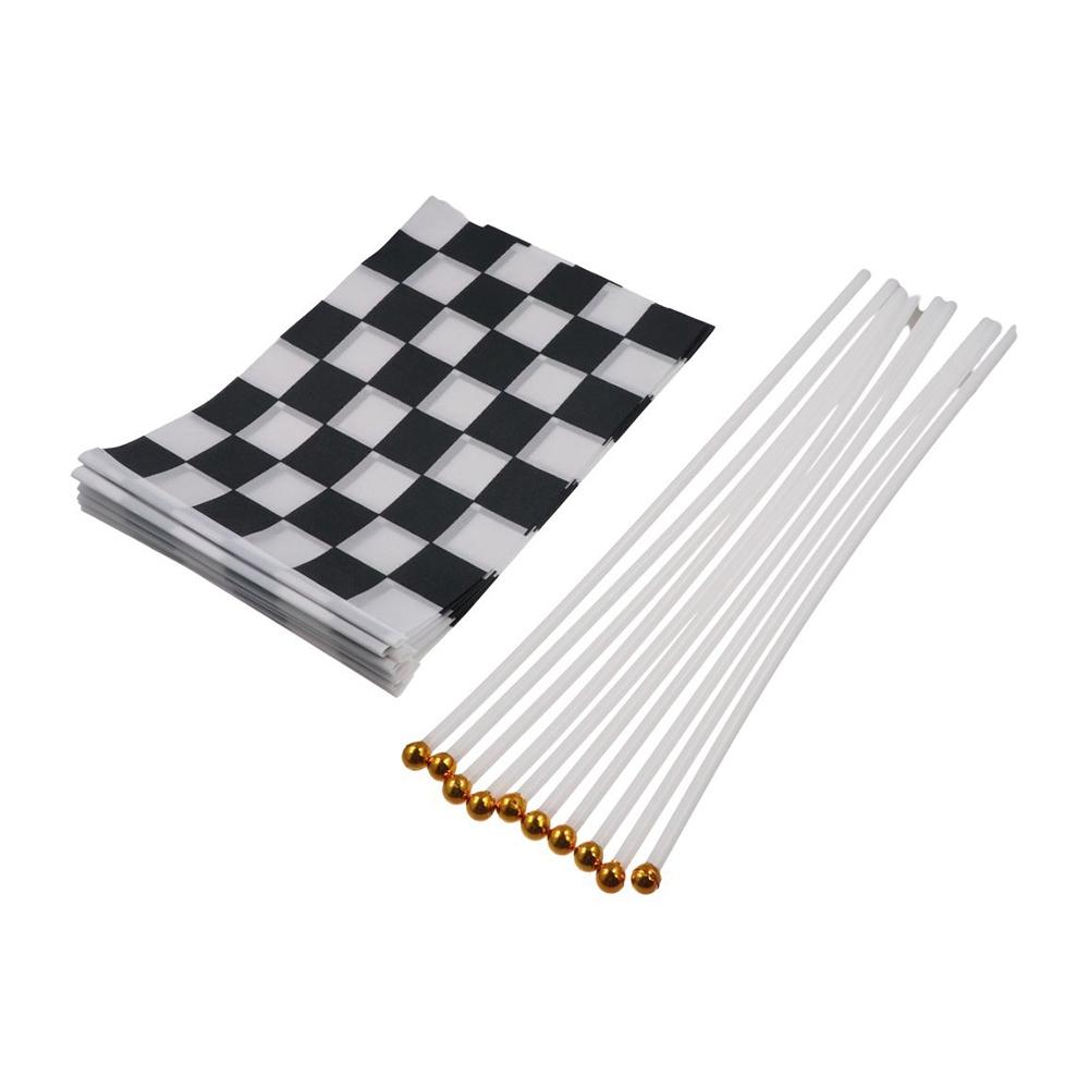 Flag Car Racing Sport Events Waving Flags Racer Checkered Flags Check Flag Racing Polyester Flags
