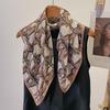 Letters Fashionable New Small Square Scarf Decorative Scarf Professional Neck Protection Multifunctional Outer Wear Shawl Hairband Sun Protection