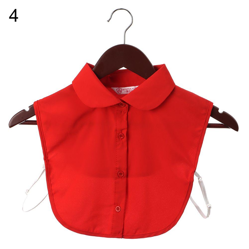 Vintage Detachable Cotton Clothes Accessories Shirt Fake Collar Lapel Blouse Top False Tie