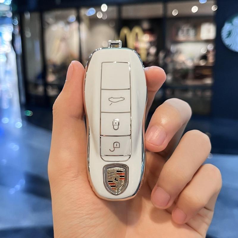 Новый чехол-обложка для ключа автомобиля Для Porsche Для Panamera Macan Cayenne Cayman Boxster 911 9ya 971 Умная защитная оболочка Обложка для дистанционного ключа