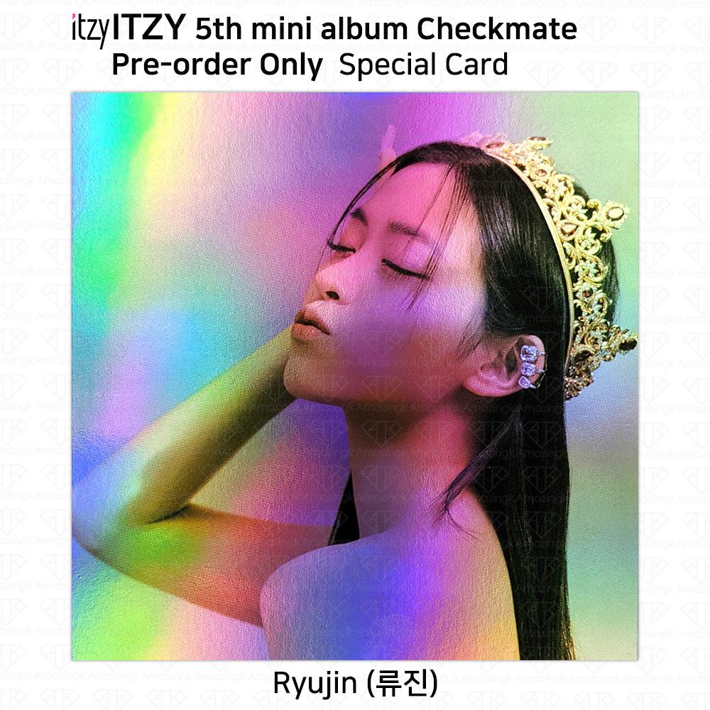 ITZY 5-й мини-альбом «Шах и мат», официальная фотокарта, прозрачная карта, специальная карта KPOP