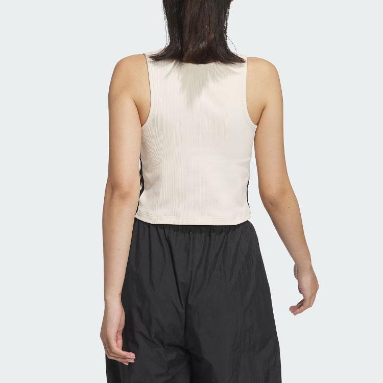 Adidas Оригинальные женские топы с 3 полосками, утепленные, Wonder-White JI6861