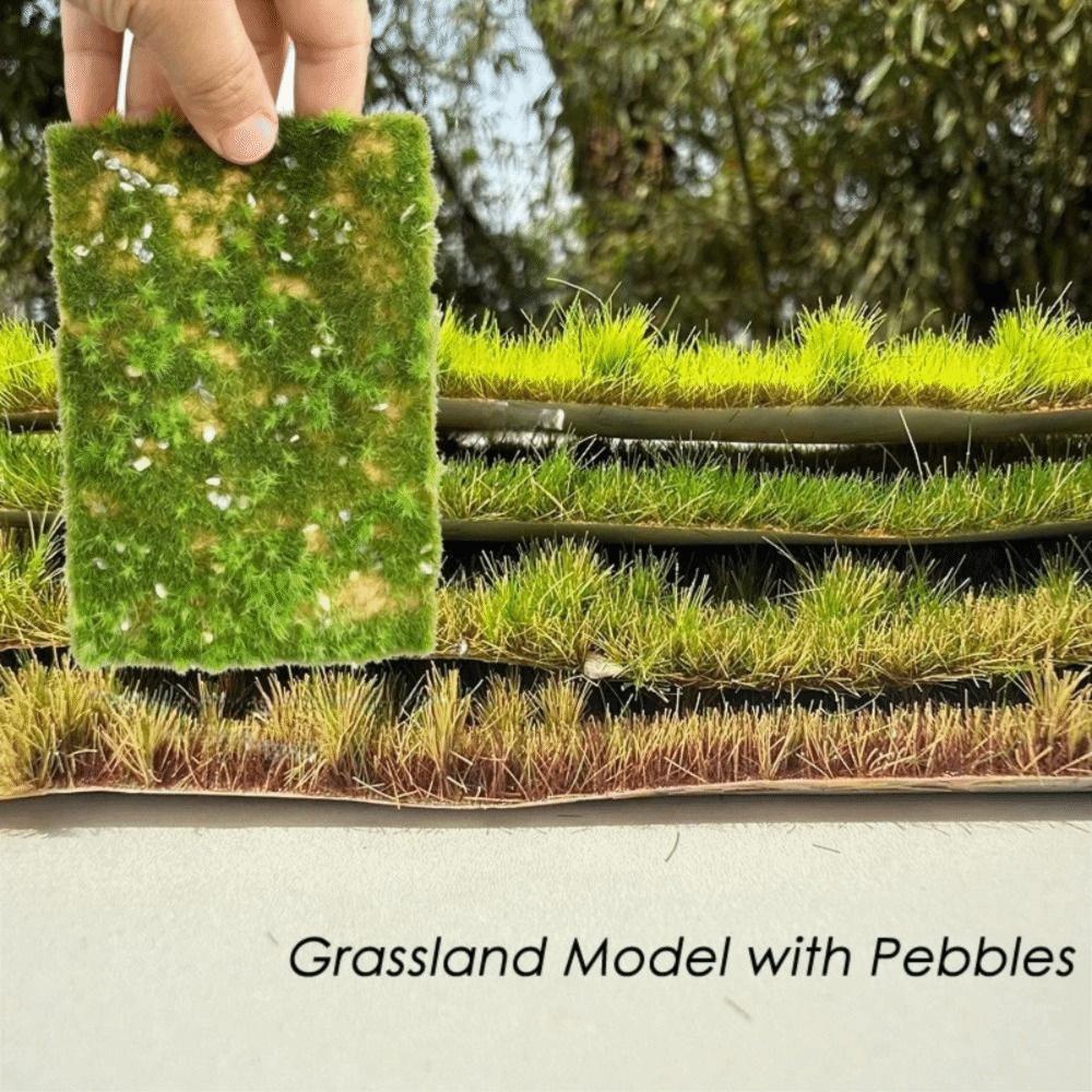 Nylon Model Landscape Turf Realistic Simulation Grass Sand Table Mat Model Making