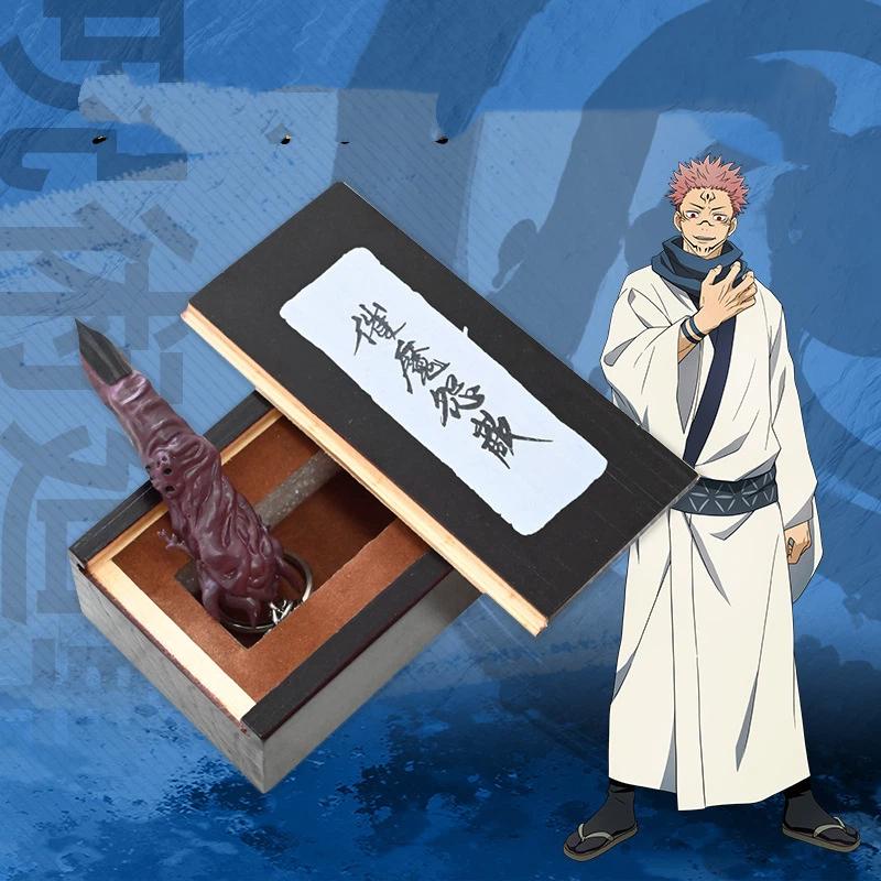 Ключница Jujutsu Kaisen Рёмен Сукуна Палец Аниме Jujutsu Kaisen Палец Косплей Реквизит Пластиковые Аксессуары Фигурка ПВХ Игрушка Подарок