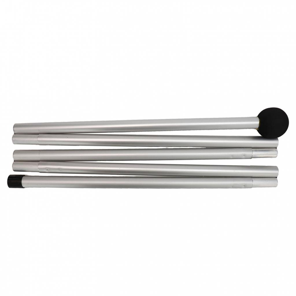 Aluminum Pole Shelter Tarp Pole Awning Stands Foldable Silicone