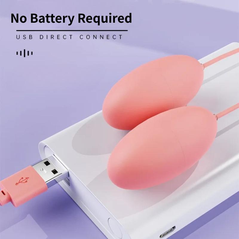 10-частотный вибратор с двойными вагинальными шариками, USB, бесшумный, сильная вибрация спереди и сзади для прелюдии, взрослое развлечение, женская мастурбация