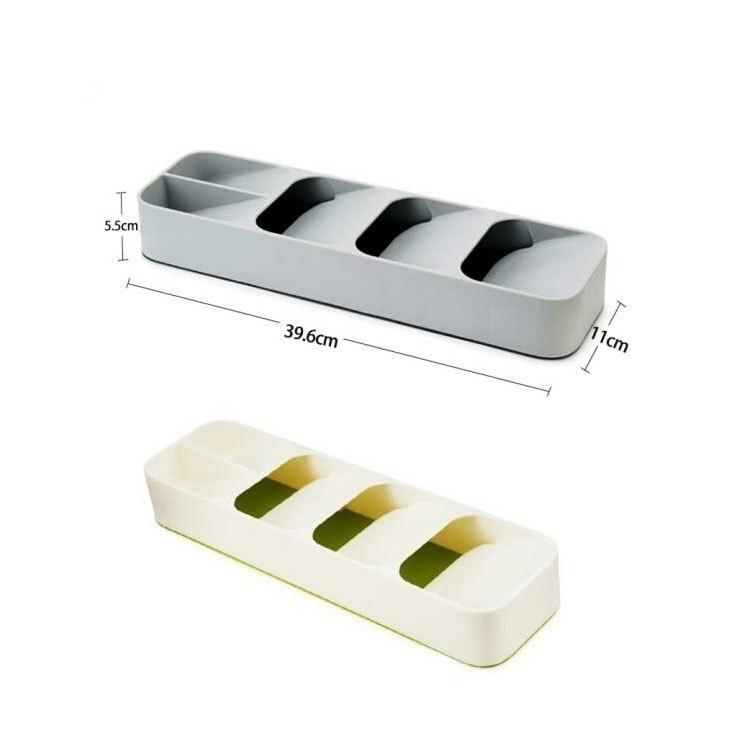 1 шт., ящик для хранения кухонной посуды, вилка, ложка, органайзер для столовых приборов, многослойный регулируемый ящик для столовых приборов, лоток для столовых приборов