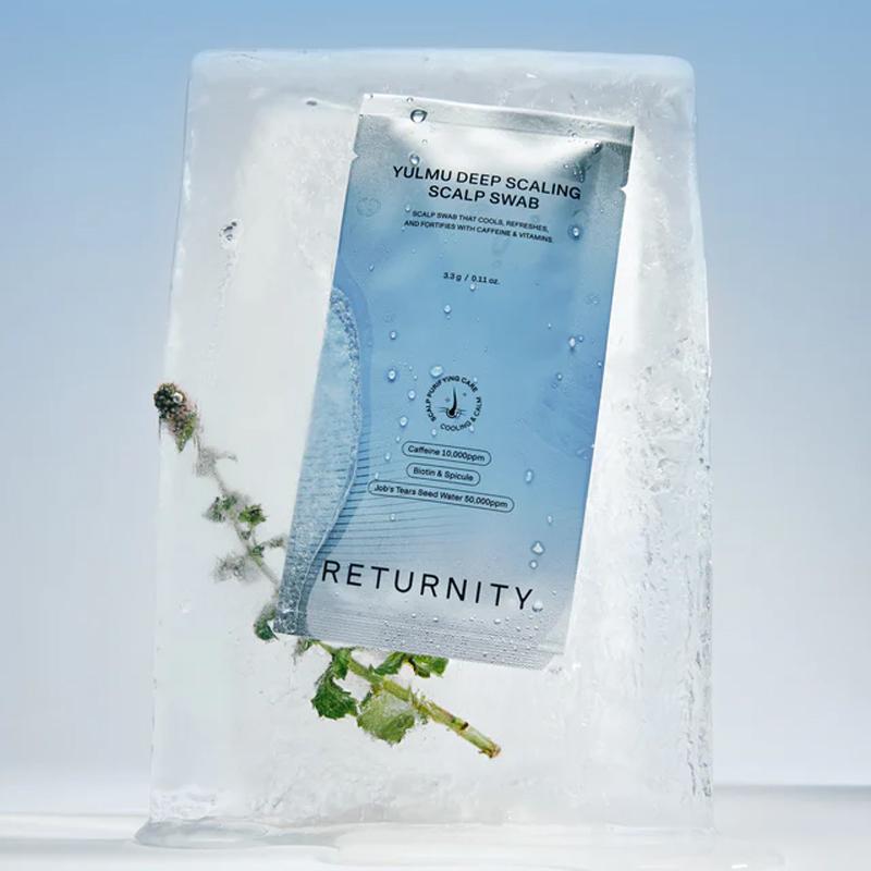 RETURNITY Yulmu Глубоко очищающий тампон для кожи головы 3,3 г*7 шт.