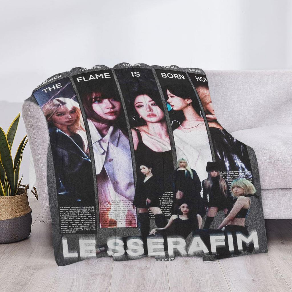 Плед для дивана Le Serafim Пушистые Мягкие Пледы Дом и Декор Покрывало Кровать Колено На заказ Аниме Роскошные Пледы Детские Милые