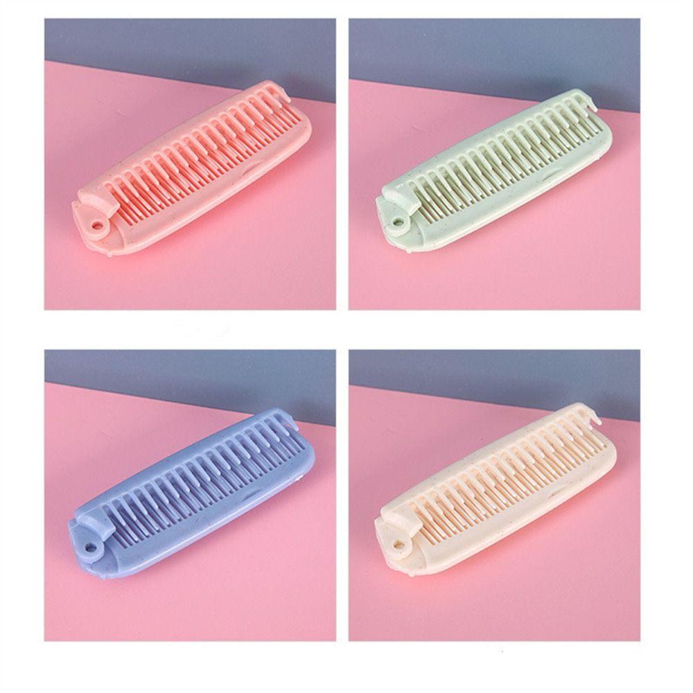 Массажная складная расческа, антистатическая щетка для волос, креативная складная расческа для волос, парикмахерские инструменты