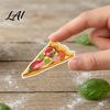 DIY Scrapbook Accessories 50PCS Pizza Cartoon Stickers Waterproof PVC Decorative Decals Easy Peel Adhesive Stickers Colorful Graffiti for