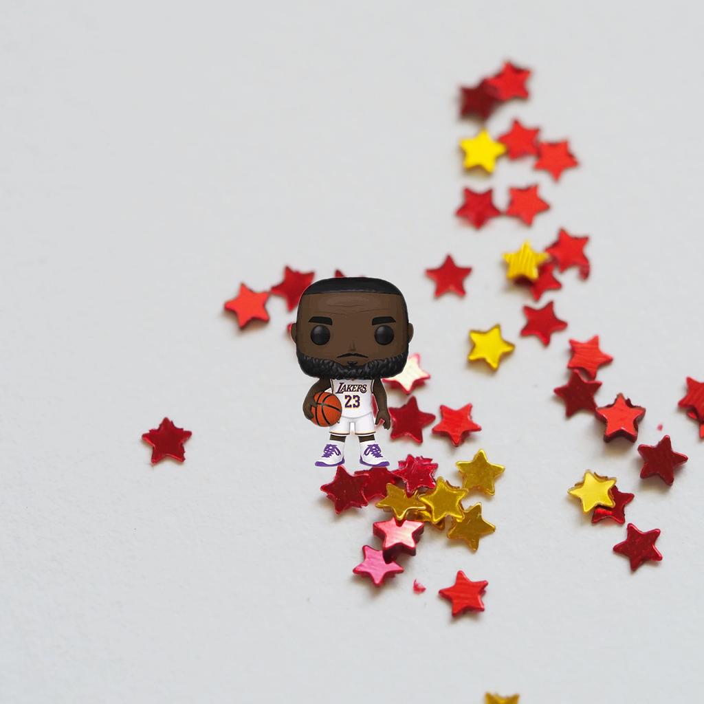 Funko NBA Basketball Star LeBron James Chibi Figures 51010