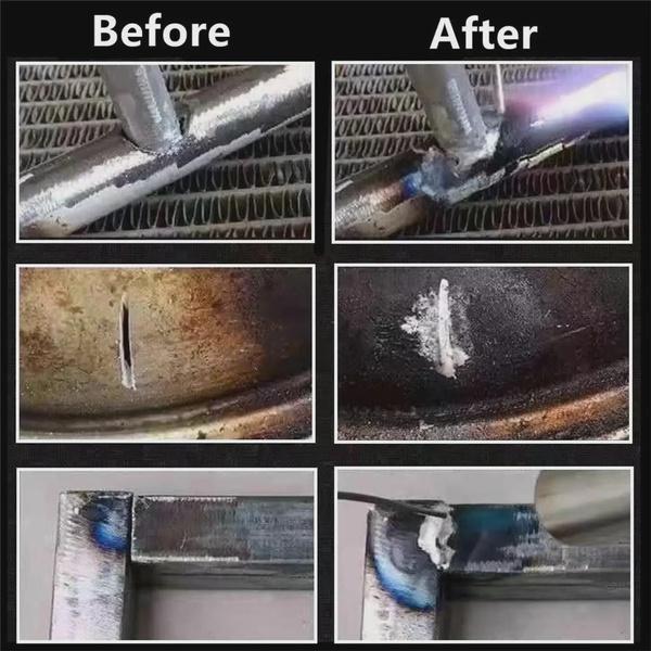 3/5/10/15 шт. низкотемпературные сварочные стержни, расплав медного железа, припой из нержавеющей стали для пайки алюминиевых отремонтированных отверстий, набор агентов