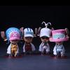 4 шт. Аниме One Piece Тони Тони Чоппер Кос МОРСКОЙ Сенгоку Сакадзуки Модель Игрушка Подарок Украшение для Автомобиля ПВХ Фигурка Действия В Коробке