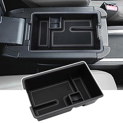 Auovo Бокс центральной консоли Honda Fit (GR3 GR4 GS4 GS6 e:HEV) Бокс-подлокотник, лоток для хранения, органайзер, простая установка, черный