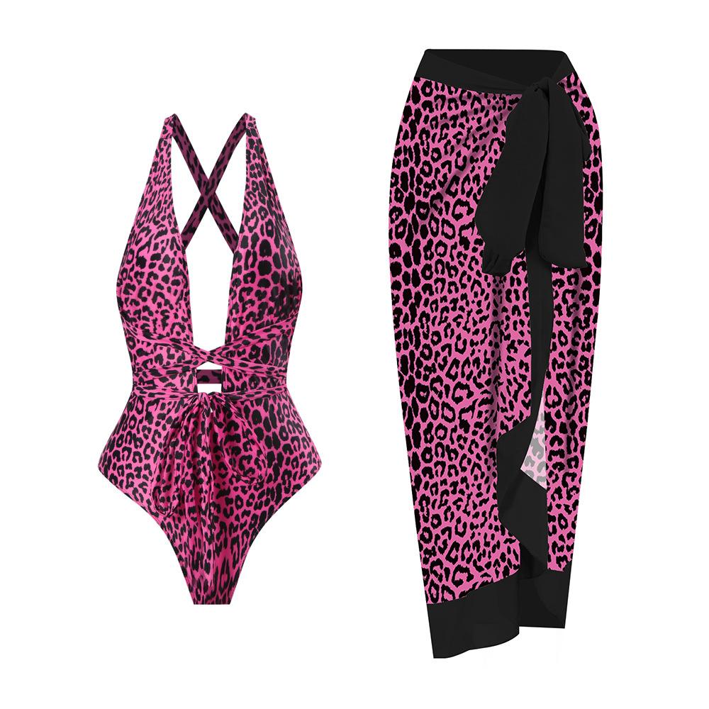 Европейский и американский купальник в стиле ретро, цельный купальник, женские шифоновые накидки