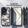 (В комплекте ремешок на запястье)Чехол IBMRS для телефона Huawei Pura 70 Ultra, полупрозрачный матовый тонкий ударопрочный защитный чехол с защитой от отпечатков пальцев - черный камуфляж