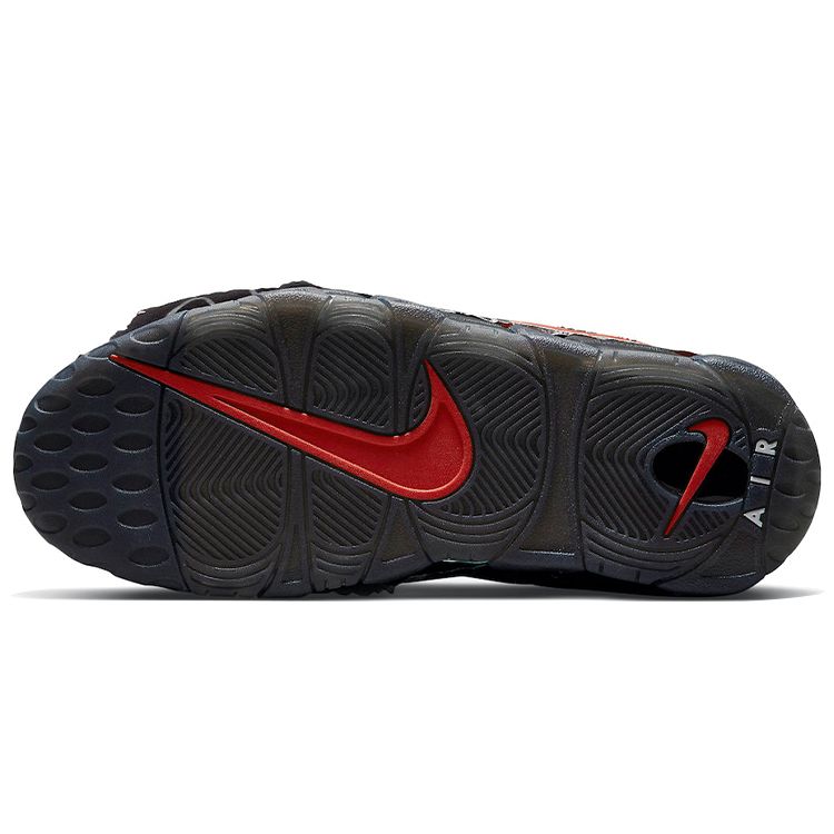 Nike Мужские кроссовки Air More Uptempo 96 Maximum Volume черные Чили-красный Glacier-Blue DJ4633-010