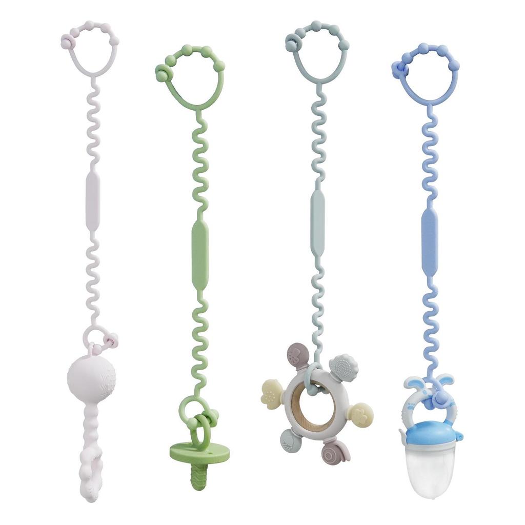 Silicone Baby Bottle Anti-Loss Chain: Multifunctional Pacifier Clip & Anti-Drop Rope