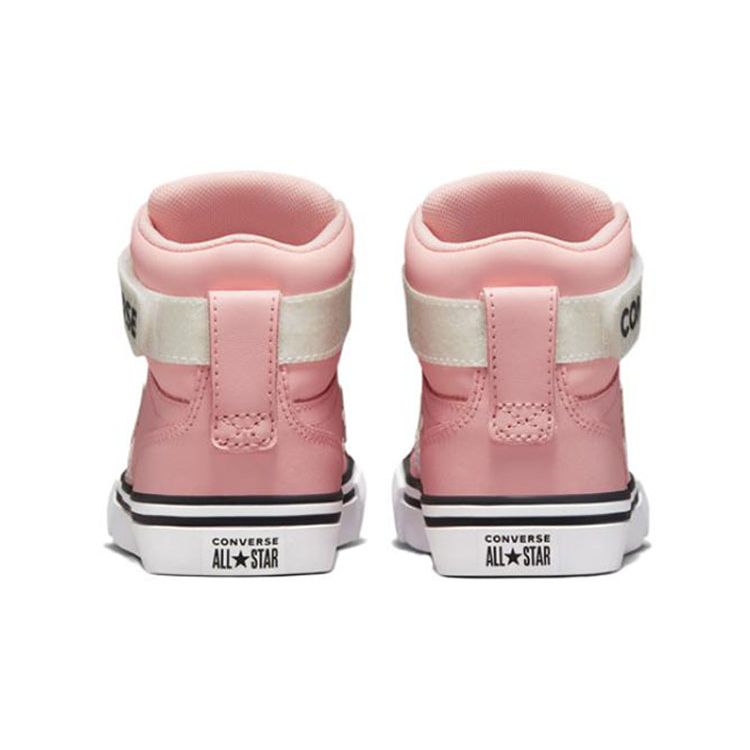 Converse Pro Blaze Strap Кожа Прочные Высокие Детские Холщовые Кеды Детские Кроссовки 672129C