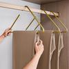1Pc Creative Triangle Clothes Hangers Solid Metal Hangers For Coat Trousers Scarf Drying Rack Storage Racks Wardrobe Organizer