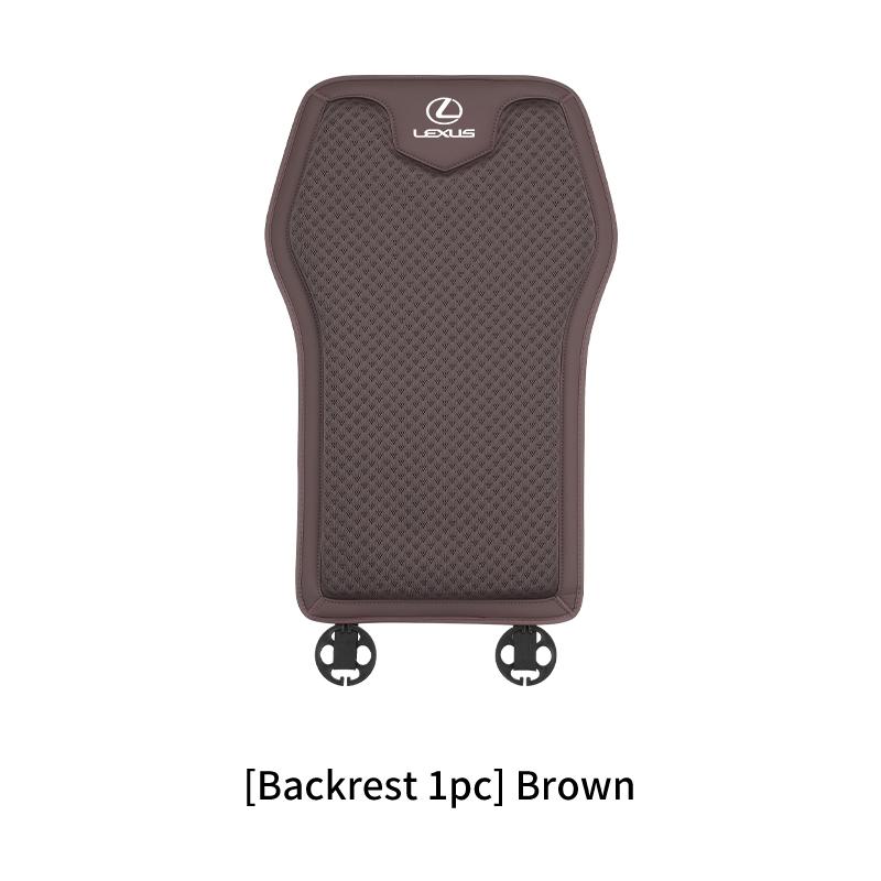PYZW6 Car Seat Ice Silk Cushion Backrest Waist Pad Protector Cover Interior For Lexus CT200h ES250 ES300h IS250 IS200 GS300 GS460