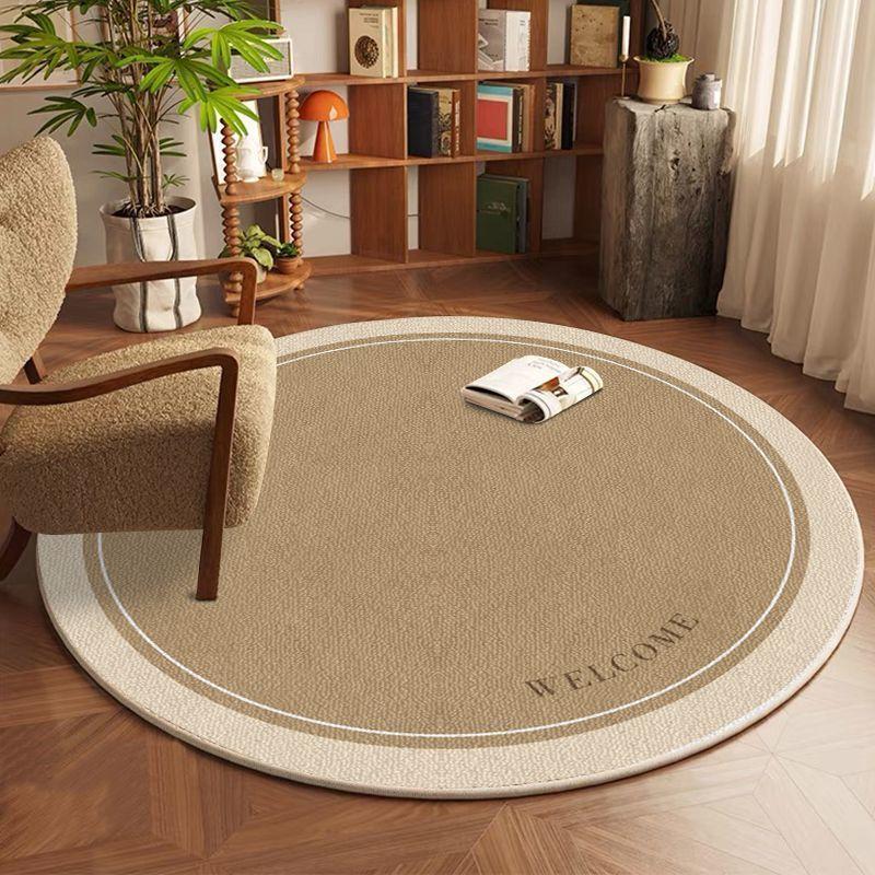 Circular Carpet Living Room Dirt Resistant Sofa Coffee Table Carpet Household Wear Resistant Cooling Resistant Anti Slip Carpet