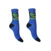 Chaussettes - Tortue Ninja - Taille 31/34 - Couleur Bleu - 75% Coton - Pour Enfants