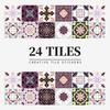 24 штуки плитки в европейском стиле, наклейки на стены, водонепроницаемые и маслостойкие наклейки для плитки для кухни и ванной комнаты, самоклеящиеся