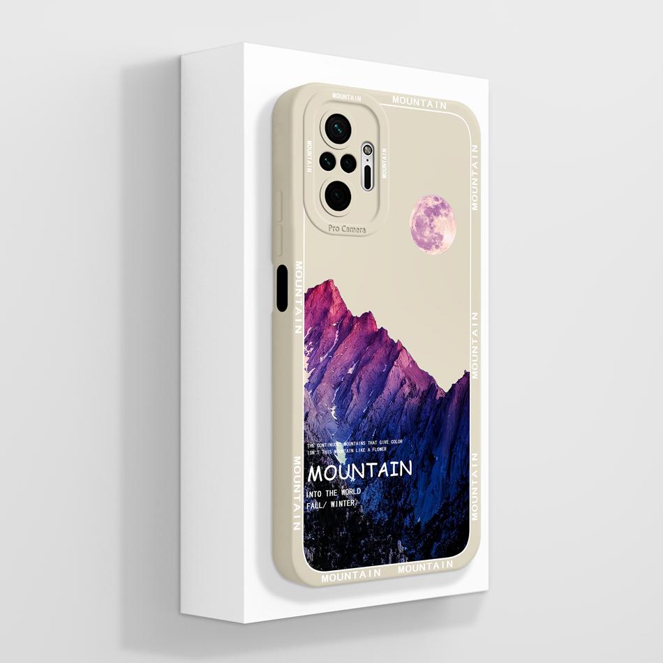 Чехол Panda для телефона Redmi Note 10 Pro Max Чехлы для Redmi Note 10Pro 4G 5G Мягкий Жидкий Силикон Защита Камеры Задняя Крышка